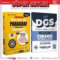 Yediiklim 2026 DGS Son 5 Yıl Çıkmış Sorular ve Pegem Ezberbozan Paragraf Soru Bankası Seti 2 Kitap