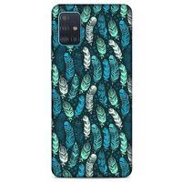 Samsung Galaxy A51 Kılıf Desenli Özel Seri Tüyler (46) Core Armor Kılıf