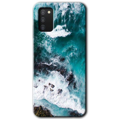 Potkal Hediye Fabrikası Samsung Galaxy A03s Kılıf HD Desen Baskılı Arka Kapak - Deniz Kıyısı