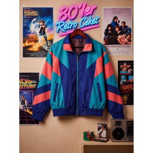 Kadın - Erkek 80'ler Dönemi Retro Ceket