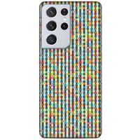 Lopard Samsung Galaxy S21 Ultra Uyumlu Kılıf Geometrix (63) Silikon Kap