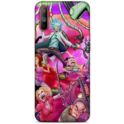 Realme C3 Uyumlu Kılıf Rick And Morty (43) Thin Fit Kılıf Jerry C-500A