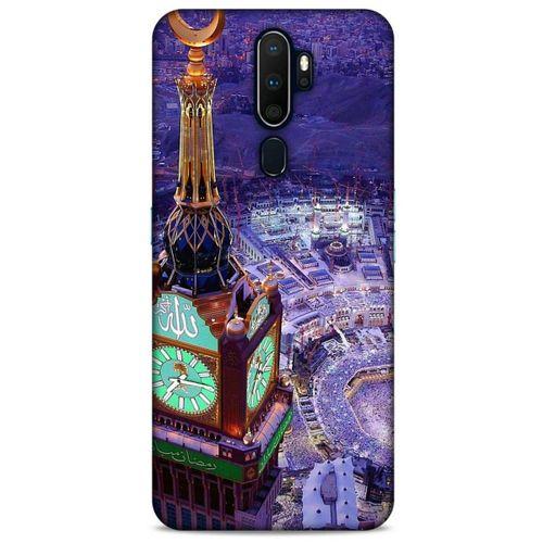 Oppo A5 2020 Kılıf Dünya Mimarisi (12) Koruyucu Silikon Mekke Kabe
