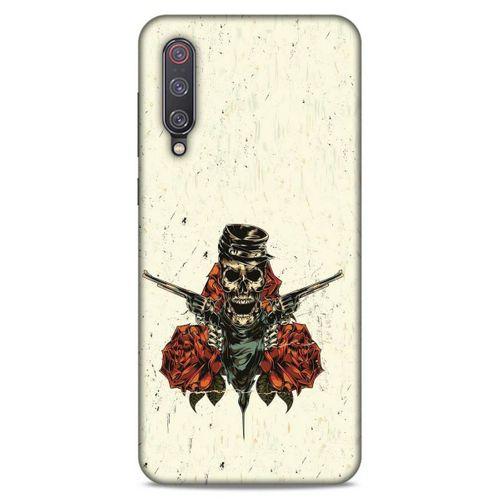 Lopard Xiaomi Mi 9 Uyumlu Kılıf Tattoo's (1) Kılıfı Gül İskelet