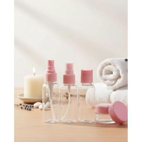 5 Parça Seyahat Boy Kozmetik Seti Şeffaf Düzenleyici