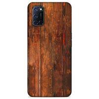 Lopard Oppo A52 Uyumlu Kılıf Wood'X (4) Koruma Kılıfı Desenli