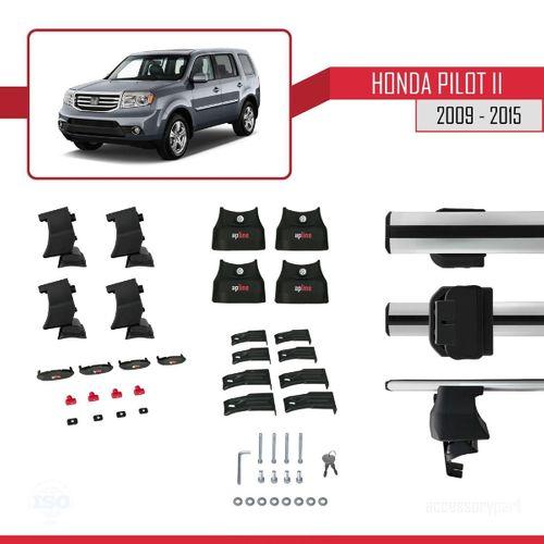 Honda Pilot II 2009-2015 Arası ile uyumlu ACE-4 Ara Atkı Tavan Barı GRİ