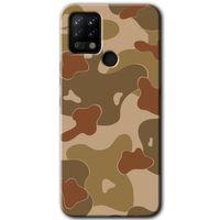 Tecno Pova Kılıf HD Desen Baskılı Arka Kapak - Kamuflaj 10 + Kırılmaz Cam