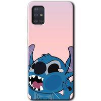 Potkal Hediye Fabrikası Samsung Galaxy A51 Kılıf HD Desen Baskılı Arka Kapak - Stitch