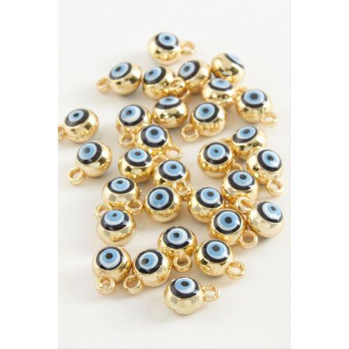 Nazar Tek Kulplu Mineli Bileklik ve Kolye Ucu Aparatı 1 Adet