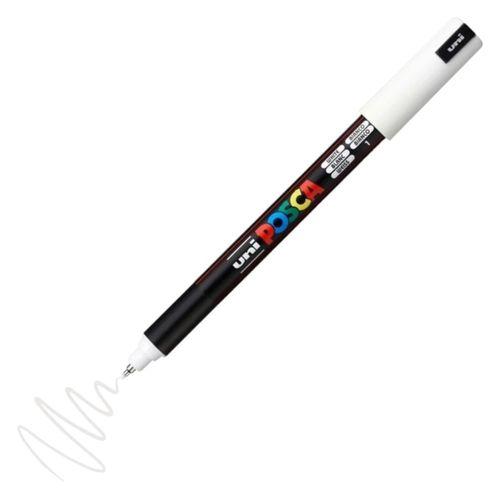 UNİBALL POSCA 0.7 SU BAZLI BOYAMA MARKÖRÜ BEYAZ (N)- (UNİ-PC-1MR )