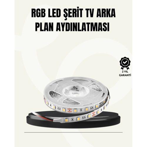 Tv Arkası Led Şerit Işık Otomatik Açma Kapama Özellikli 2mt