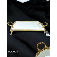 Roy King Elegance Dikdörtgen Sunum Tabak Gold 46 Cm Pcl003
