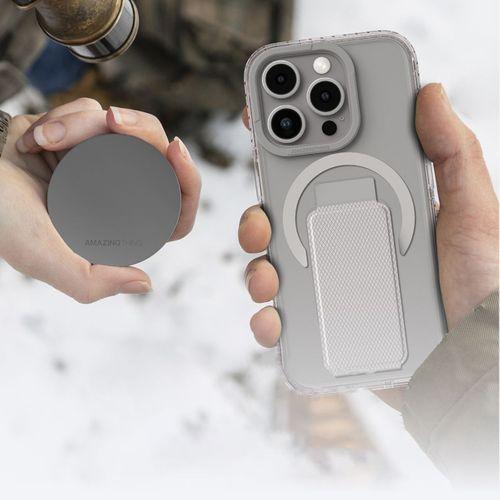 Apple iPhone 16 Pro Max Kılıf M-safe Şarj Özellikli Standlı Amazingthing Titan Pro Plus Kapak