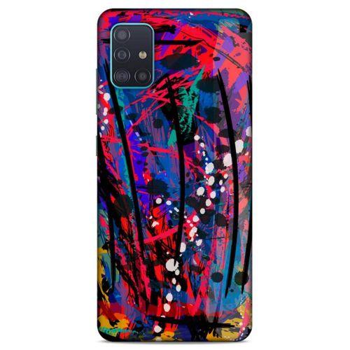 Lopard Samsung Galaxy A51 Uyumlu Kılıf Soyut Sanat (46) Desenli Core Armor Kılıf