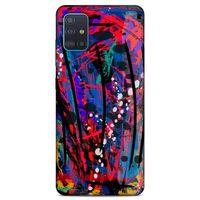 Lopard Samsung Galaxy A51 Uyumlu Kılıf Soyut Sanat (46) Desenli Core Armor Kılıf