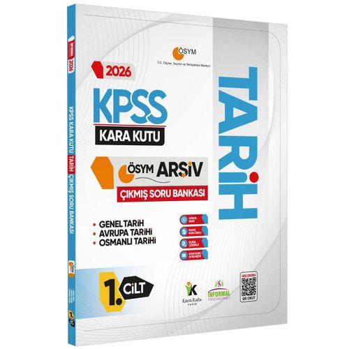 ÖN SİPARİŞ-2026 KPSSnin Kara Kutusu GY-GK ÖSYM Çıkmış Soru Bankası ALTIN PAKET Konu Ö  Dijital Çözümlü SET