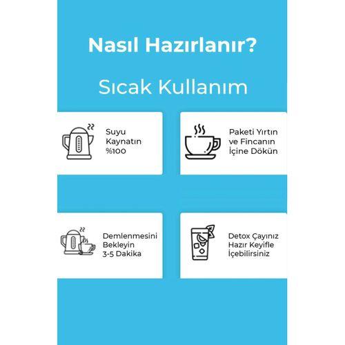Mindivan Detoks Çayı Soğuk ve Sıcak İçim Keyfi Detox 15 Gün