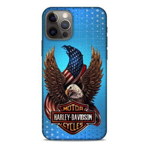 Apple iPhone 12 Pro Uyumlu Kılıf Motorsiklet (38) Neo Hybrid Kılıf Harley Davidson