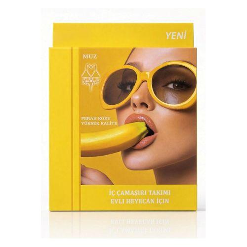Muz Aromalı Yenilebilir İç Çamaşırı Takımı