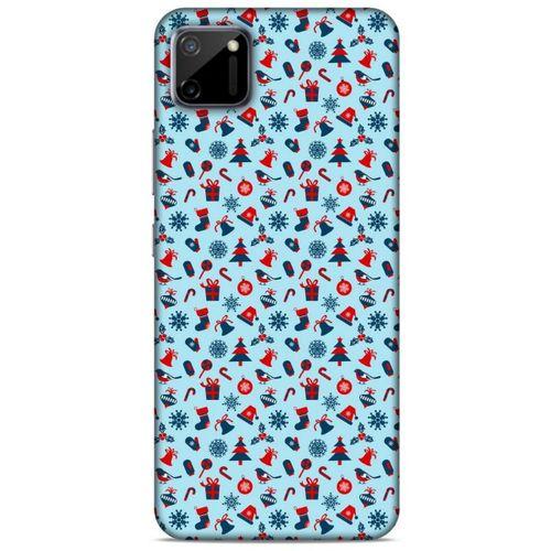Yılbaşı Süsleri 37 Oppo Realme C11 Kılıf Silikon Kapak