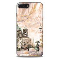 Cityx (10) Apple Iphone 8 Plus Kılıf Silikon Kapak Desenli