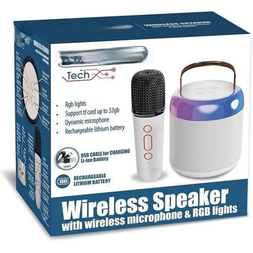 Kablosuz Mikrofonlu ve Işıklı Hoparlör