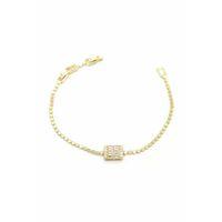 Taşlı Bileklik - Altın