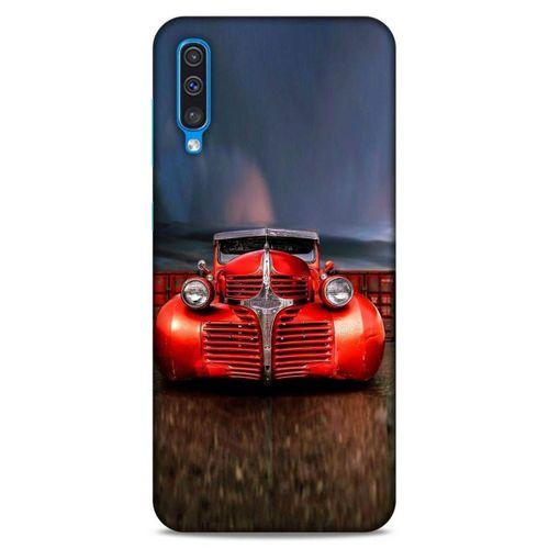 Lopard Samsung Galaxy A30s Uyumlu Kılıf PickUpX (43) Thin Fit Kılıf Kırmızı Ateşli