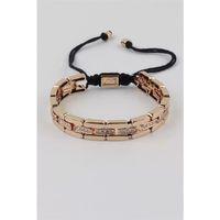 İpli Çelik Bileklik - Altın