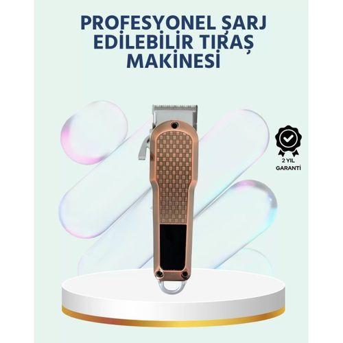Şarjlı Saç Kesme Makinesi – Type-c Girişli, Lcd Ekranlı Ve Sessiz Motor
