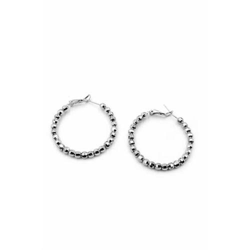 Dorika Halka Küpe- 3,5cm - Gümüş