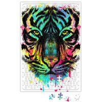 Renkli Kaplan Aslan Puzzle 240 Parça Yapboz