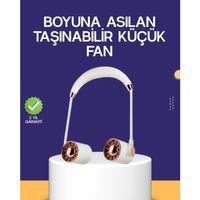 Katlanabilir Asılabilir Mini Fan Usb Şarjlı 3 Kademeli Sessiz