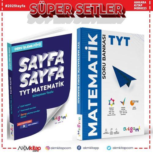Tammat TYT Matematik Sayfa Sayfa Ders İşleme Föyü ve Origami Soru Bankası Seti 2 Kitap