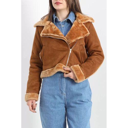 pilelistore Kürklü Mont Kahve