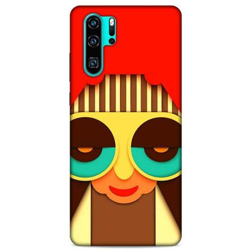 Lopard Huawei P30 Pro Uyumlu Kılıf Soyut Sanat (5) Baskılı Koruma Kabı