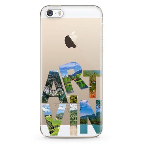 Apple iPhone 5s Kılıf Artvin Gezi Arka Kapak Koruma Desenli Full Koruyucu