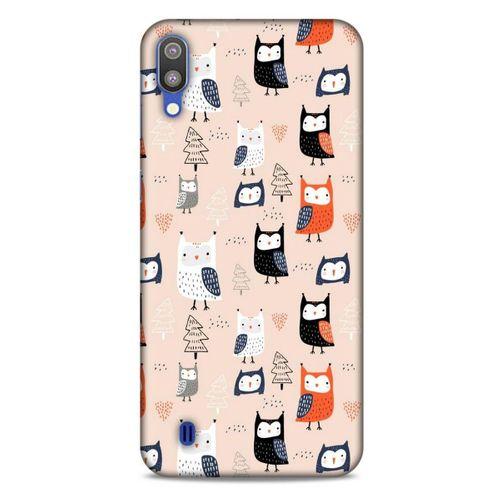 Baykuşlar (25) Desenli Silikon Kapak Telefon Kabı Samsung Galaxy M10 Kılıf