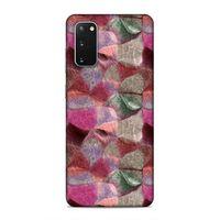Samsung Galaxy S20 Uyumlu Kılıf Romans (30) Silicone Case Pembe Yeşil