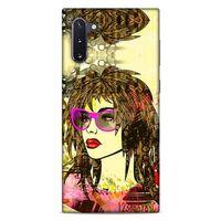 Lopard Samsung Galaxy Note 10 Uyumlu Kılıf Sürreal Yüzler ♀ (18) Telefon Kılıfları Desenli