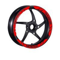 MONDİAL Mondial Uyumlu Kırmızı 1 Set Jant Şeridi