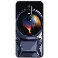 Casper Via P3 Kılıf HD Desen Baskılı Arka Kapak - Astronot