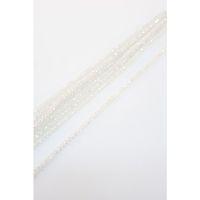 Mat Beyaz Kristal Boncuk 6 Mm