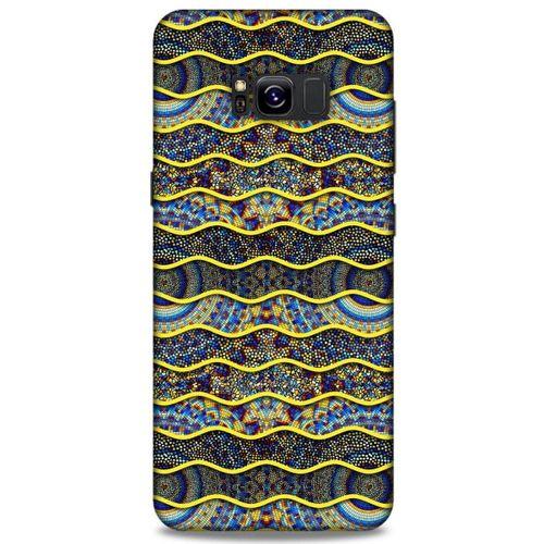 Samsung Galaxy S8 Plus Kılıf Baskılı Özel Seri Taşlı (39) Liquid Crystal Kılıf