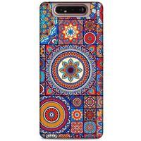 Ethnic Culture (24) Samsung Galaxy A80 Kılıf Silikon Kapak Desenli