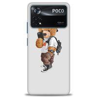 Xiaomi Poco X4 Pro 5G Kılıf HD Baskılı Kılıf - Teddy Bear Cool + Tam Ekran Koruyucu