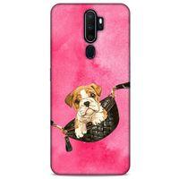 Oppo A9 2020 Kılıf Köpek Kıyafetleri (2) Kabı French Bulldog Çanta