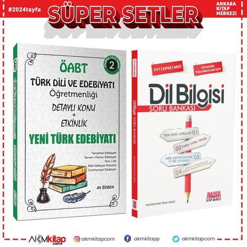 Ali Özbek Öabt Türk Dili Ve Edebiyatı Yeni Türk Edebiyatı Konu Anlatımlı 2. Kitap ve AKM Dil Bilgi Soru Bankası Seti 2 Kitap