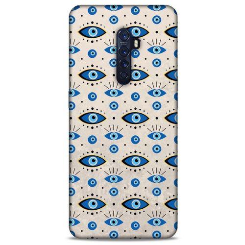 Nazarium (33) Desenli Silikon Kapak Oppo Reno 2 Kılıf